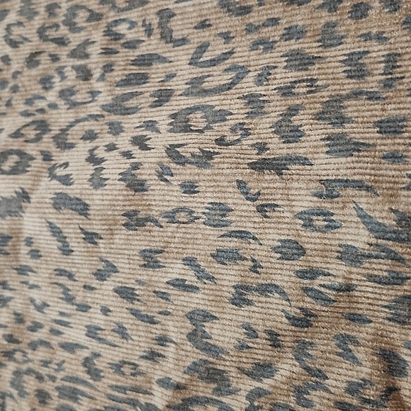 MITTOSHOP LEOPARD PRINT CORDUROY SNAP-BUTTON JACKET - Picture 12 of 14